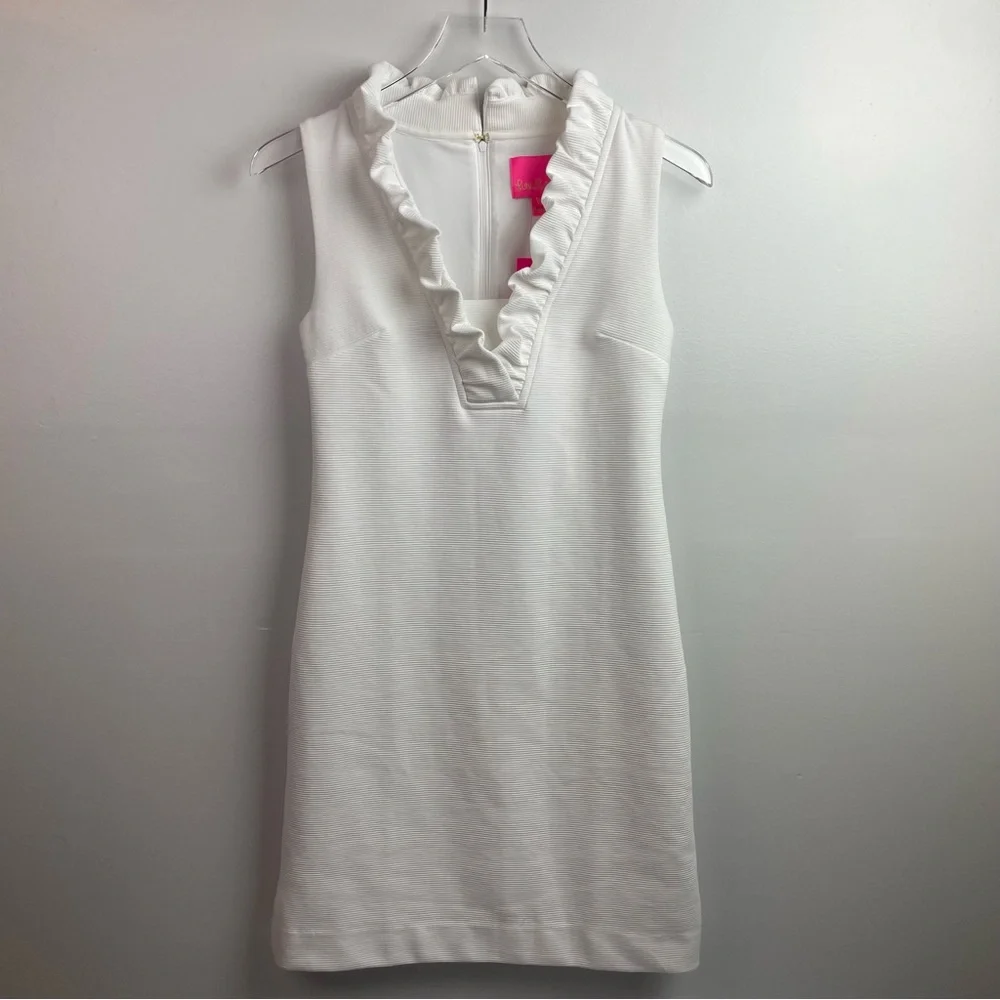 Lilly Pulitzer White Tisbury Shoft Dress NWT - Picture 4 of 12